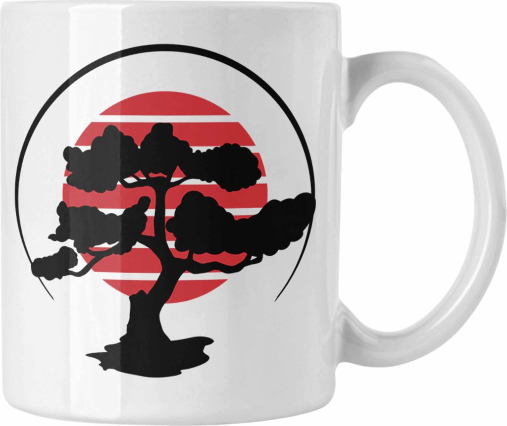 Trendation - Lustige Bonsai Tasse Geschenk für Bonsai-Liebhaber (Weiß)