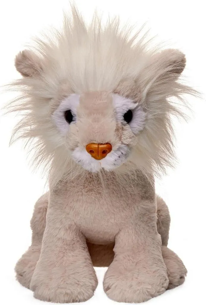 Peluche série ZOO blanche 30 cm - Doudou animal blanc pour enfant