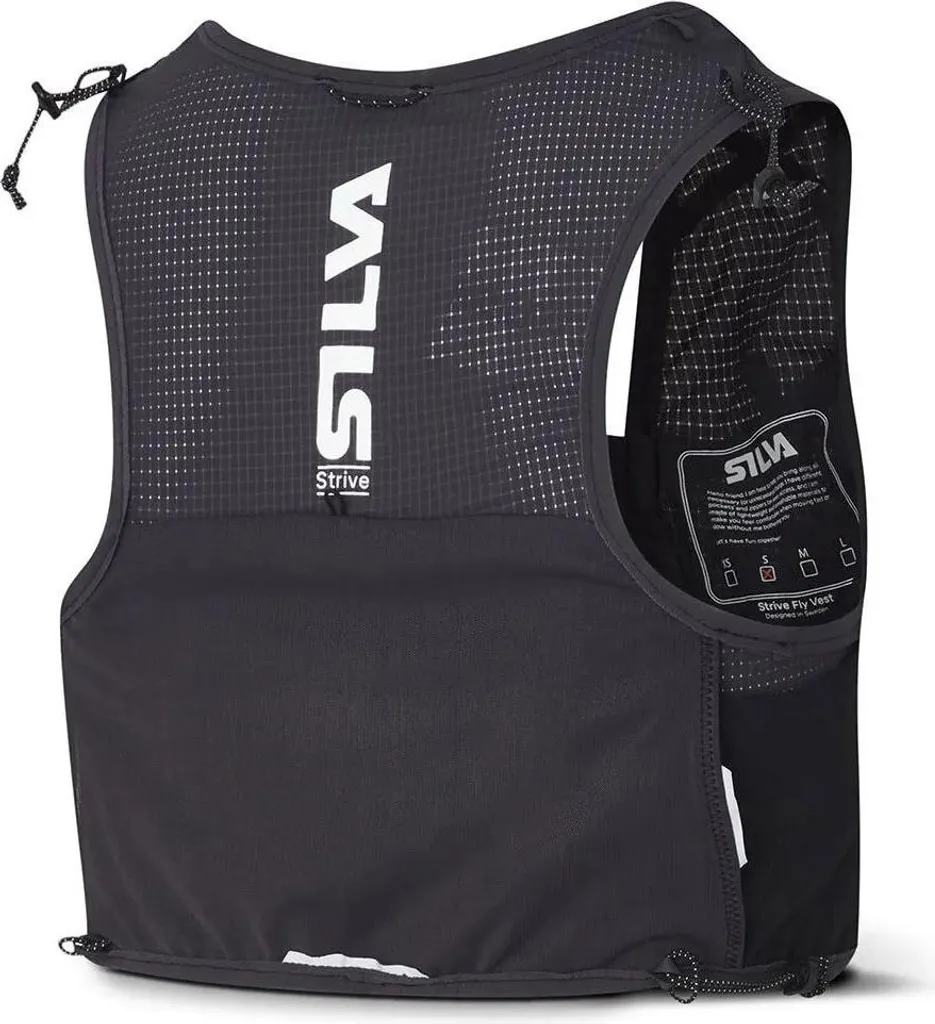Gilet d'hydratation Silva Strive Fly Noir S pour trail et marathon