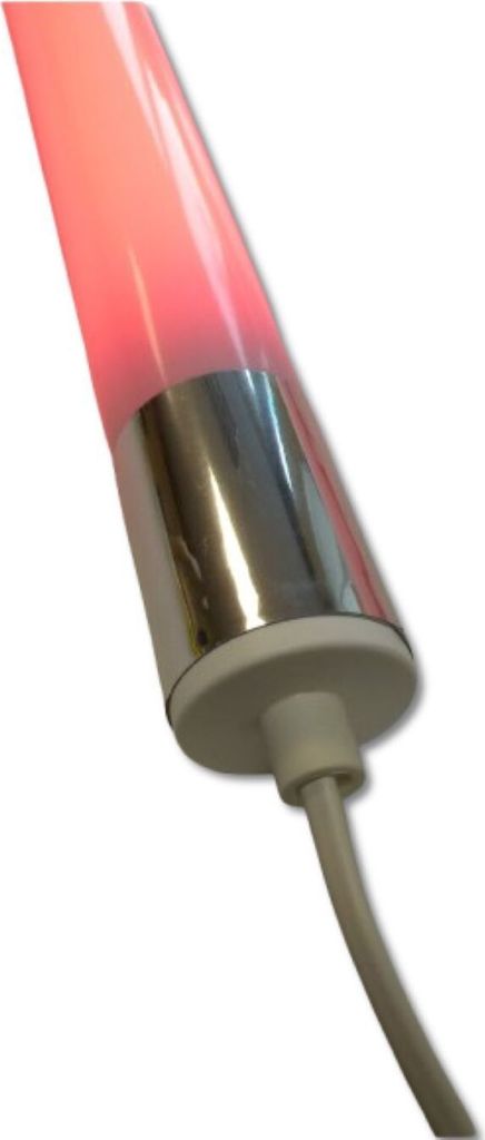 9977 LED VISION Stab 9 Watt 63cm Schw. Kabel IP20 Kunst-Röhre ROT