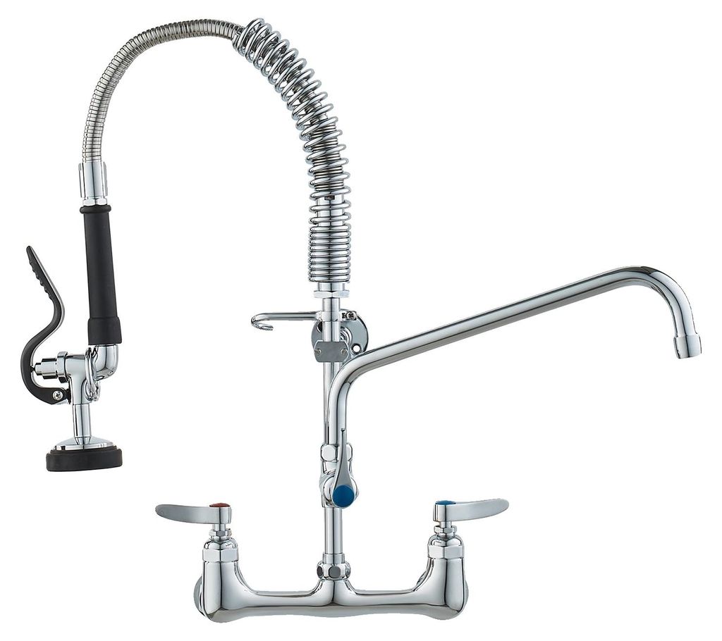 Robinet commercial VEVOR avec douchette de pré-évier, Image du produit 