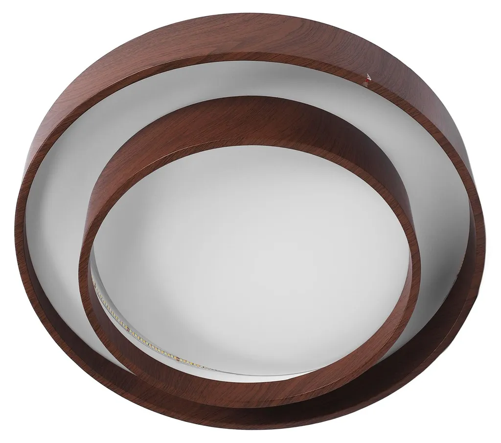 Plafonnier LED 3 Couleurs Interchangeables Noyer avec Télécommande - 3