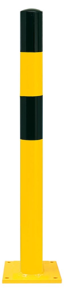 Moravia Rammschutz-Poller S Stahl schwarz/gelb 90 x 1200 mm Produktbild 