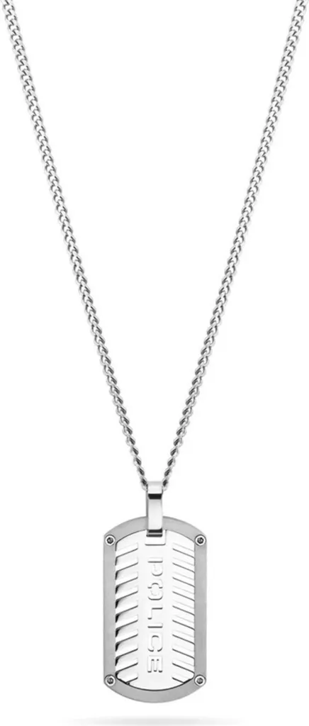 Collier Homme Police peagn2211711 en Acier Argenté avec Pendentif Design