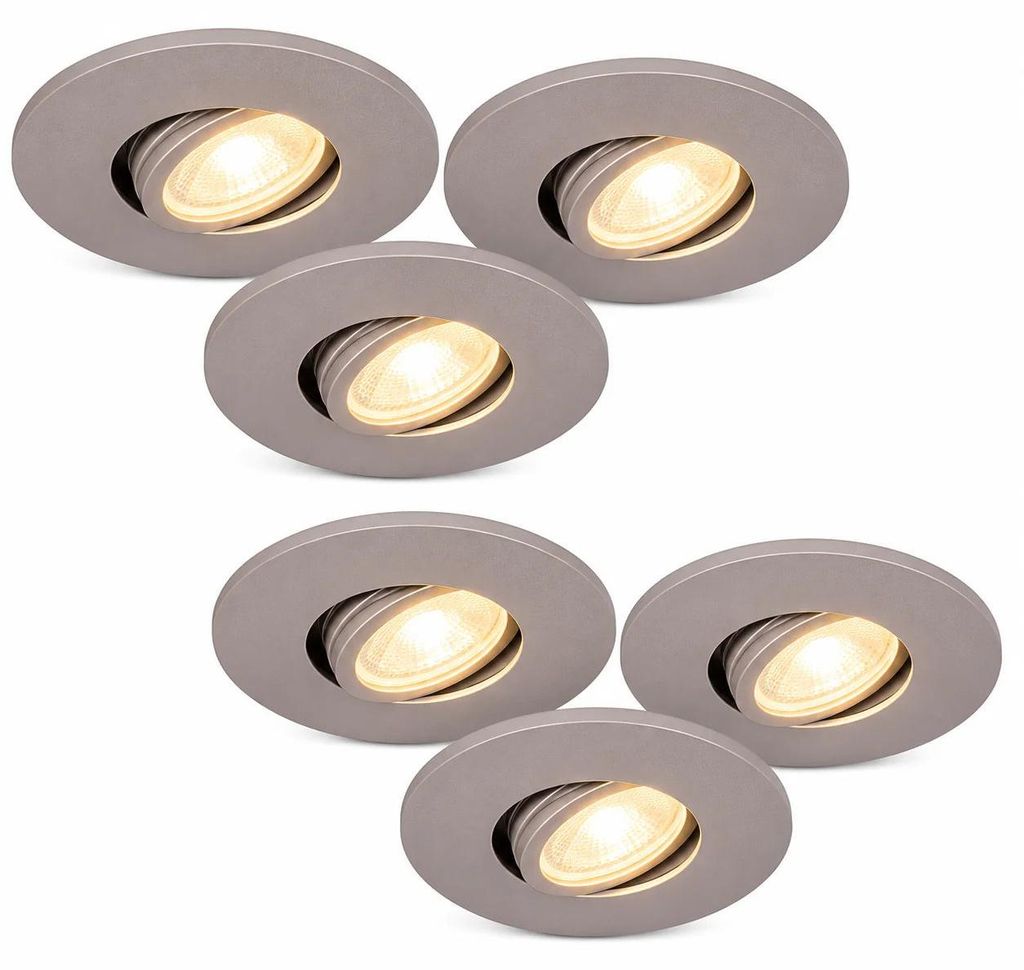 Malmbergs 6er Set LED Einbaustrahler dimmbar & schwenkbar – Produktbild 