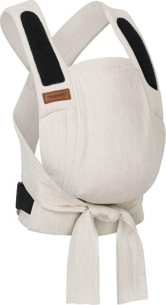 HOPPEDIZ Babytrage Bondolino b.pure Komforttrage ab Geburt (3 - 20 kg) Bauchtrage, Rückentrage & Hüfttrage Cádiz