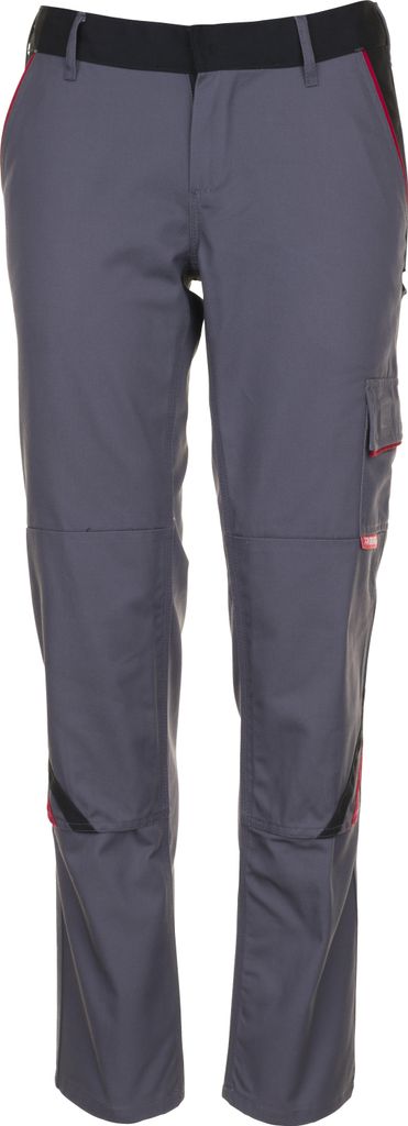 Planam Bundhose Highline Damen Gr. 52 schiefer/schwarz/rot Produktbild 