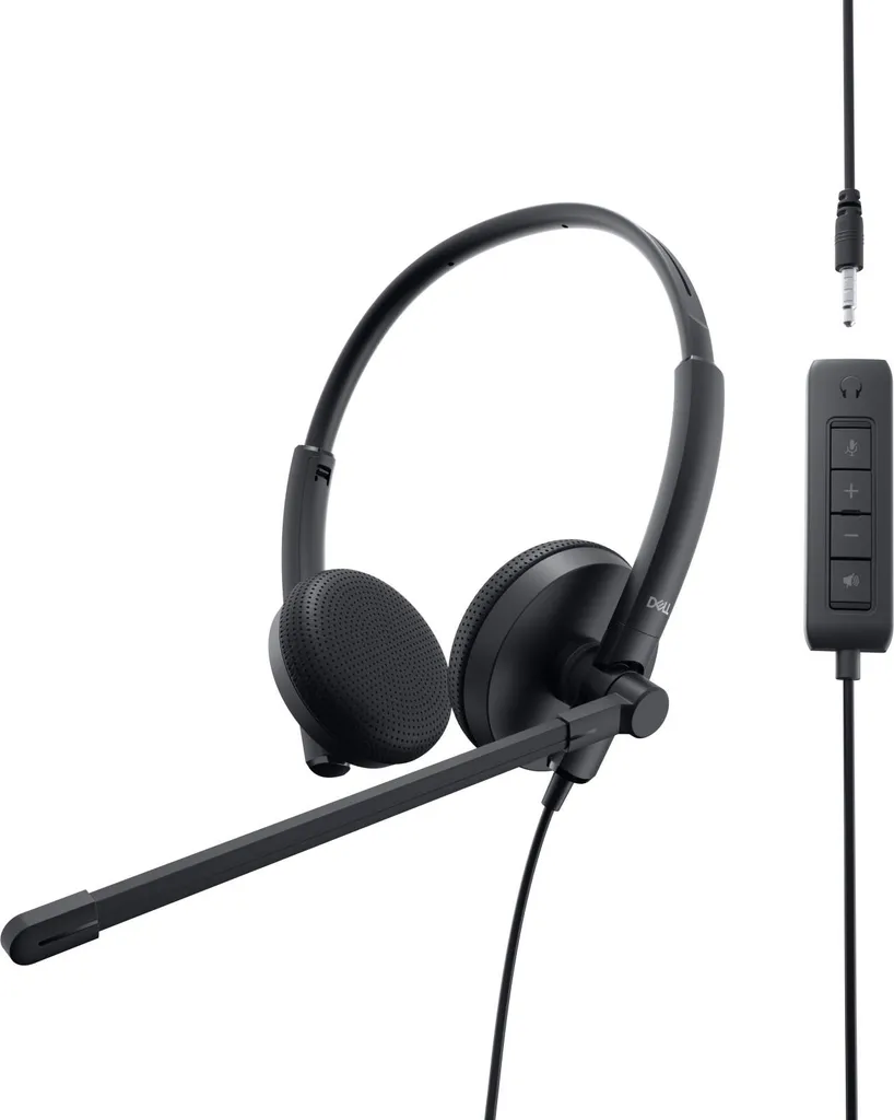 Casque Filaire Stéréo Dell WH1022 pour Visioconférence et Télétravail - 2