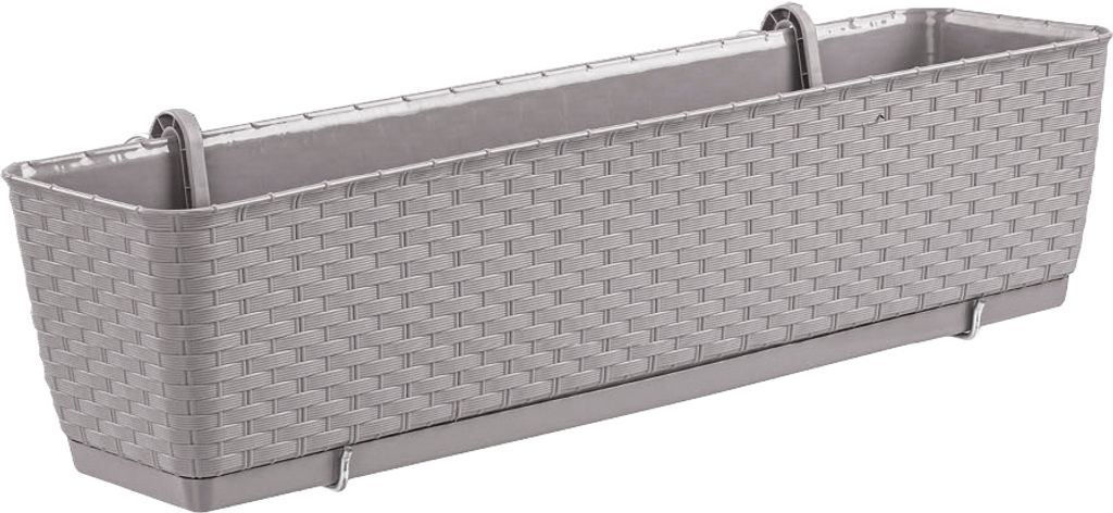 nabbi Plastový balkonový květináč DRL600PW 59 cm - mocca Obrázek produktu 