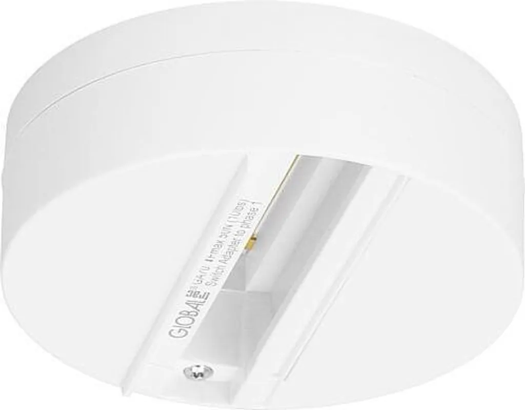 Adaptateur de plafond encastrable blanc pour rail triphasé pro