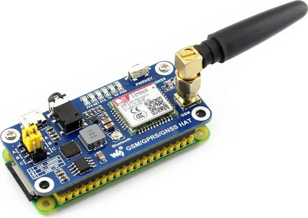 HAT SIM868 Raspberry Pi avec Bluetooth et Localisation GPS haute précision - 5