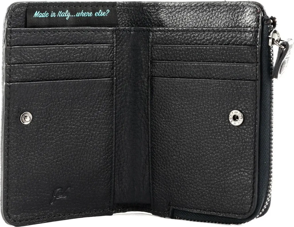 Gabs GMoney57 Bull Nero - Portafoglio Elegante Idea Regalo Pelle - 2