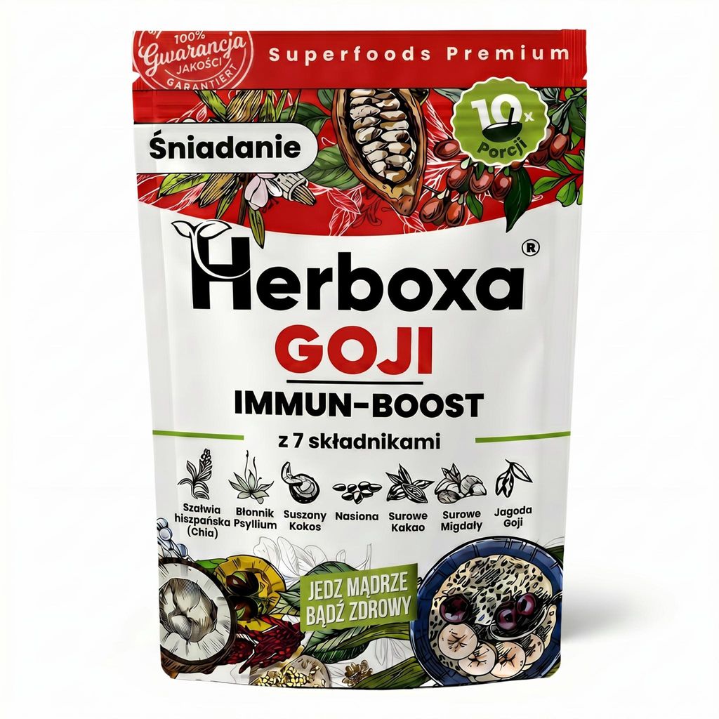 Herboxa Goji Imunboost – proszek: mieszanka śniadaniowa z Zdjęcie produktu 