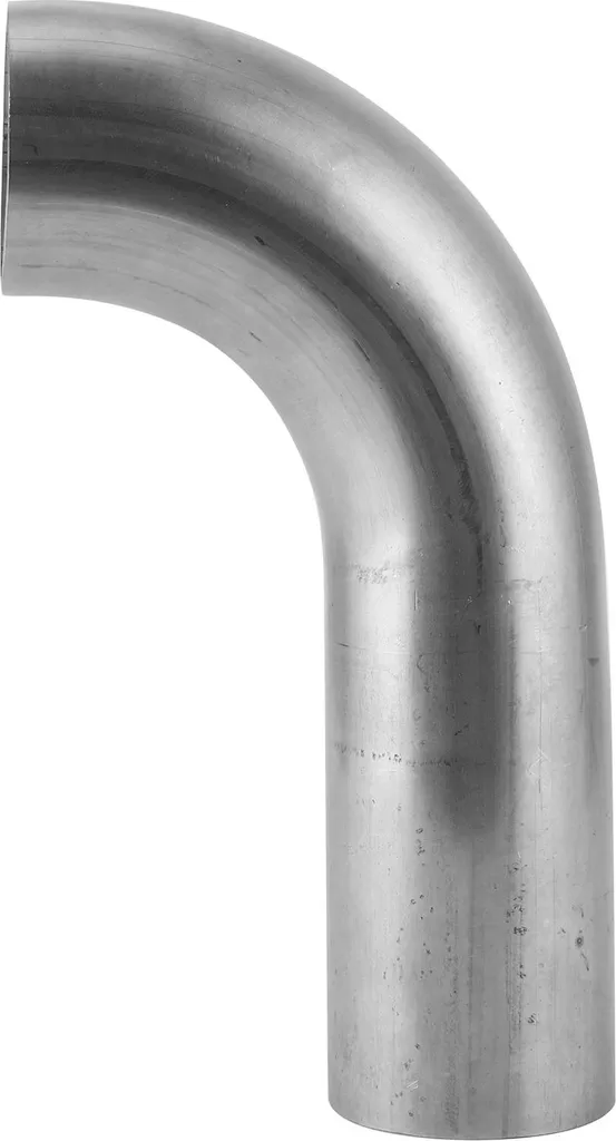 Downpipe turbo 2,5 pouces inox coudé à 90° avec bride 5 trous type T3 T4
