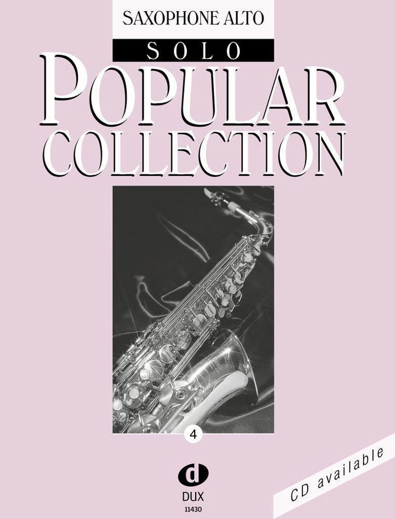 Popular Collection 4. Saxophone Alto Solo