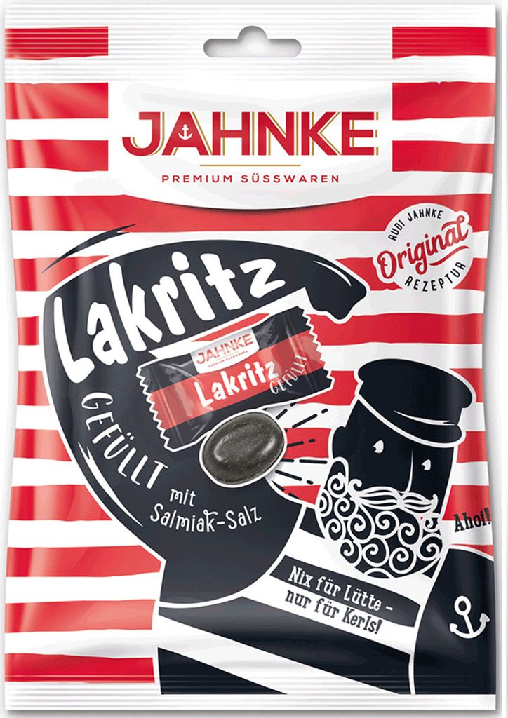 Jahnke Lakritz gefüllt 125g Produktbild 