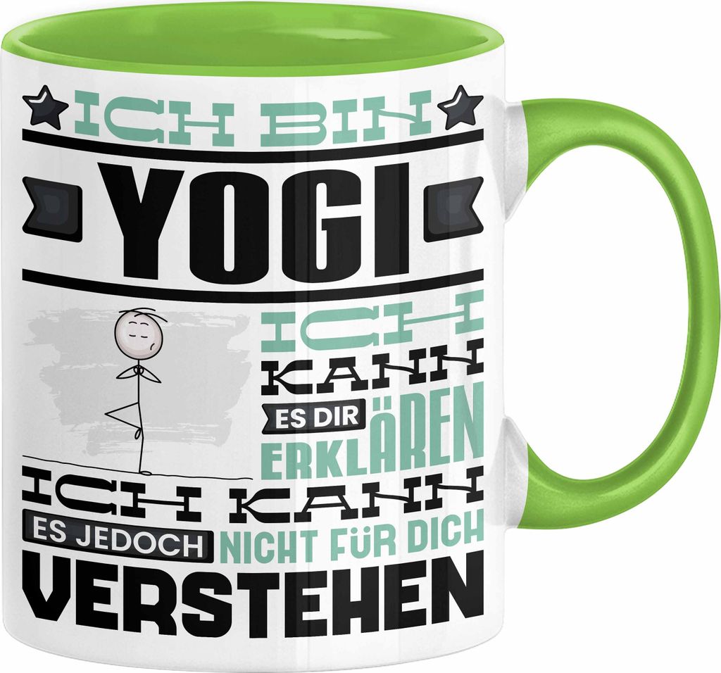 Yogi Geschenk Kaffee-Tasse Geschenkidee für Yogi Ich Bin Produktbild 