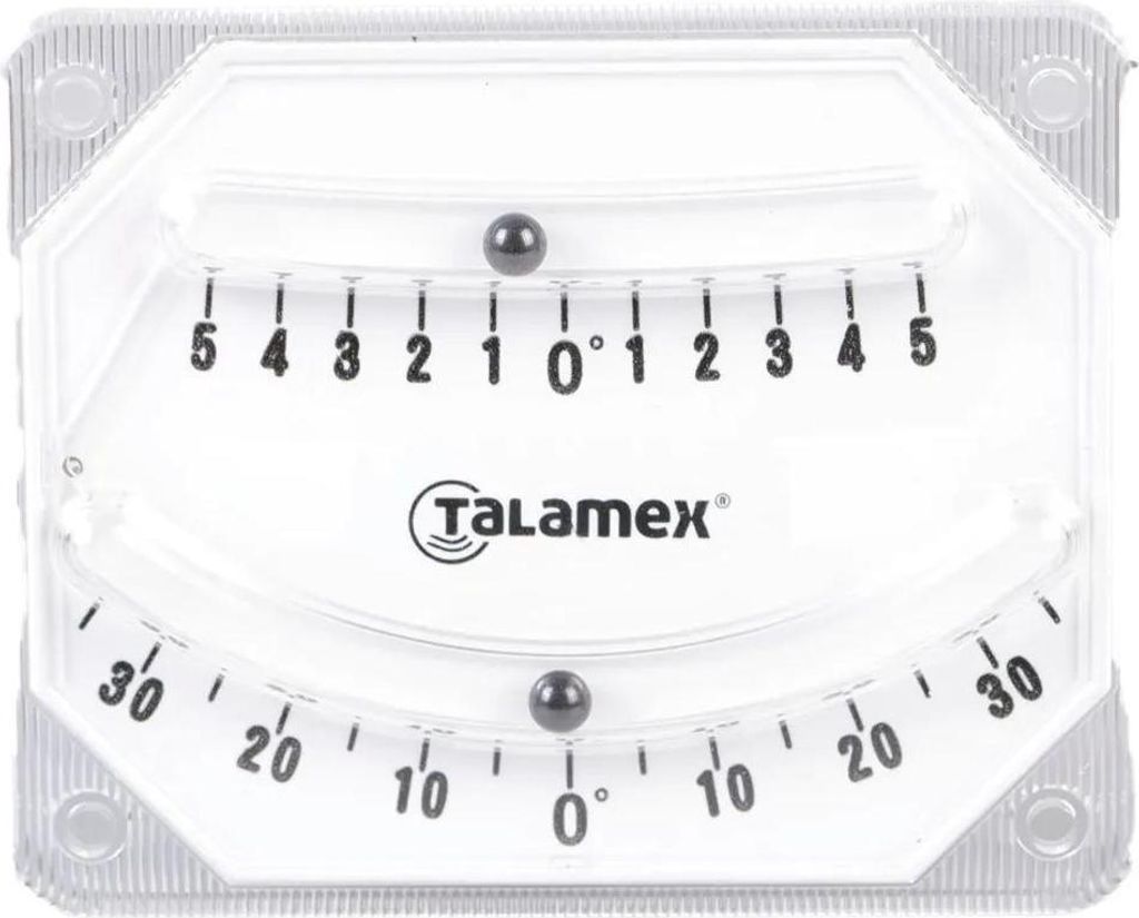 Talamex Neigungsmesser 100x80 Mm Weiß Weiß One Size
