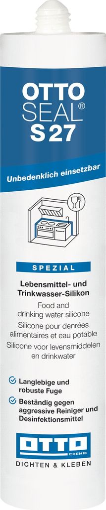OTTOSEAL S 27 Das Lebensmittel- und Trinkwasser-Silikon S 27 310ML C01 WEISS