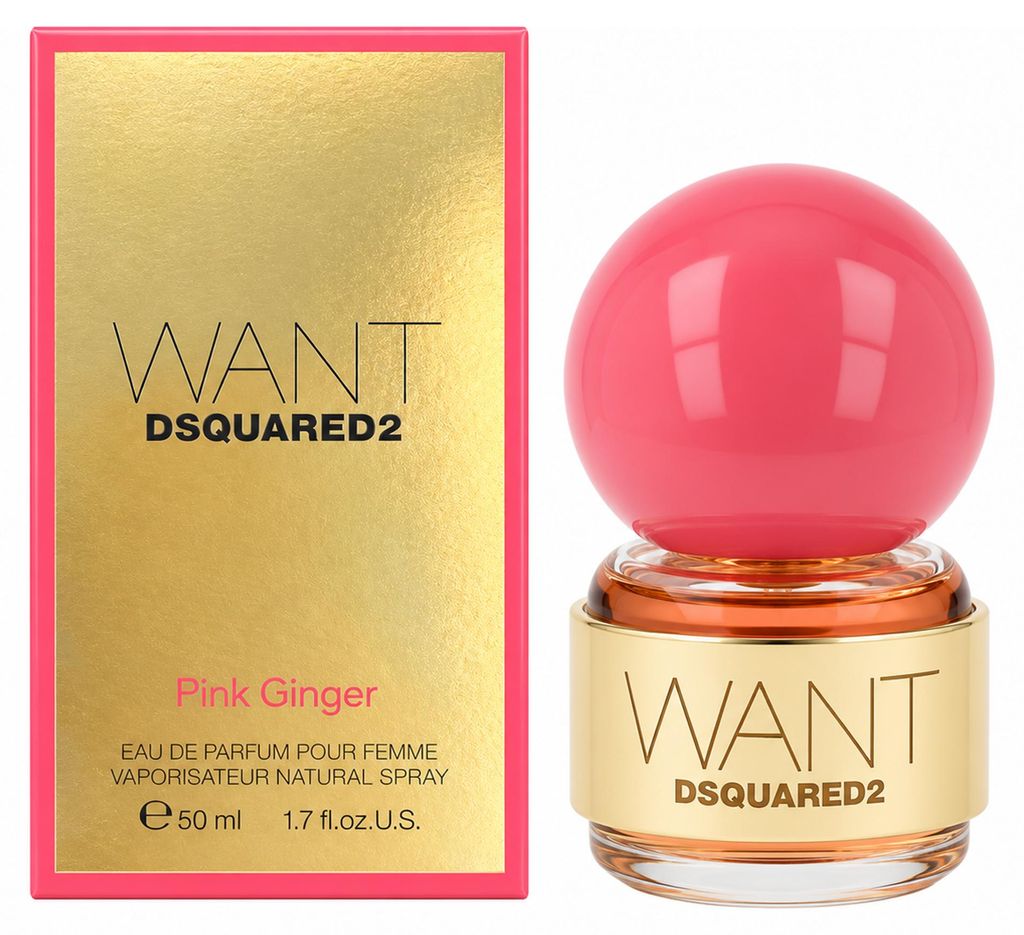 Dsquared Want Pink Ginger Eau de Parfum 50 ml Produktbild 