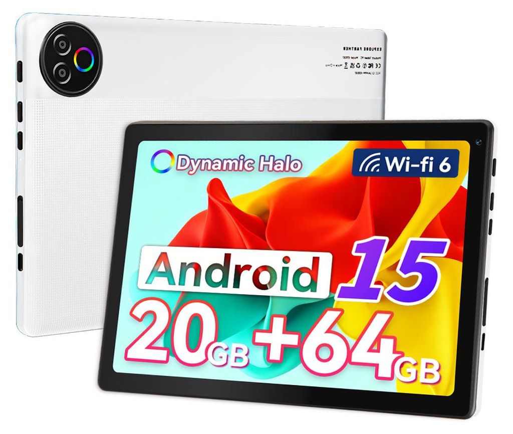 Tablet 10 Zoll 20GB RAM 64GB ROM bis 1TB TF,  Android 15, Produktbild 