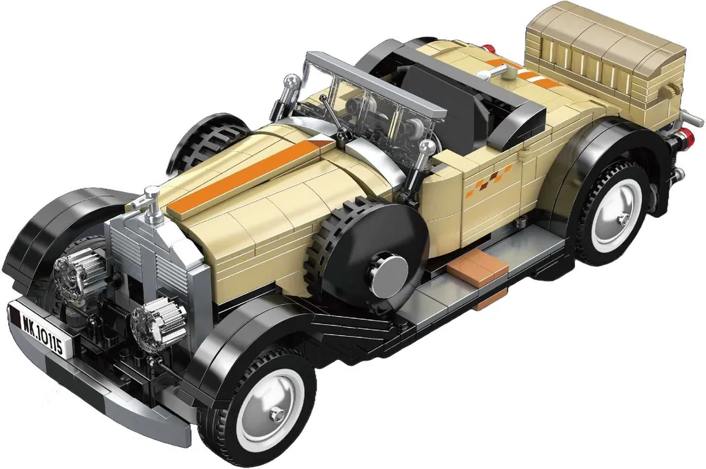 Maquette Voiture Vintage Ultra Détaillée Moule King 10115 pour Collection
