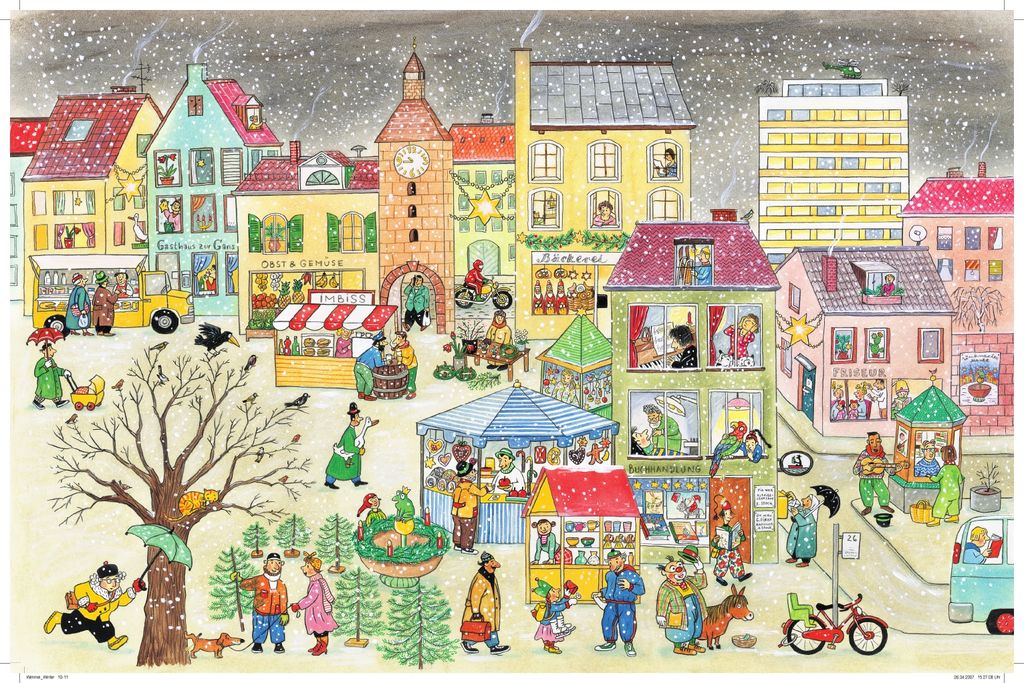 Winter-Wimmelbuch Obrázok produktu 