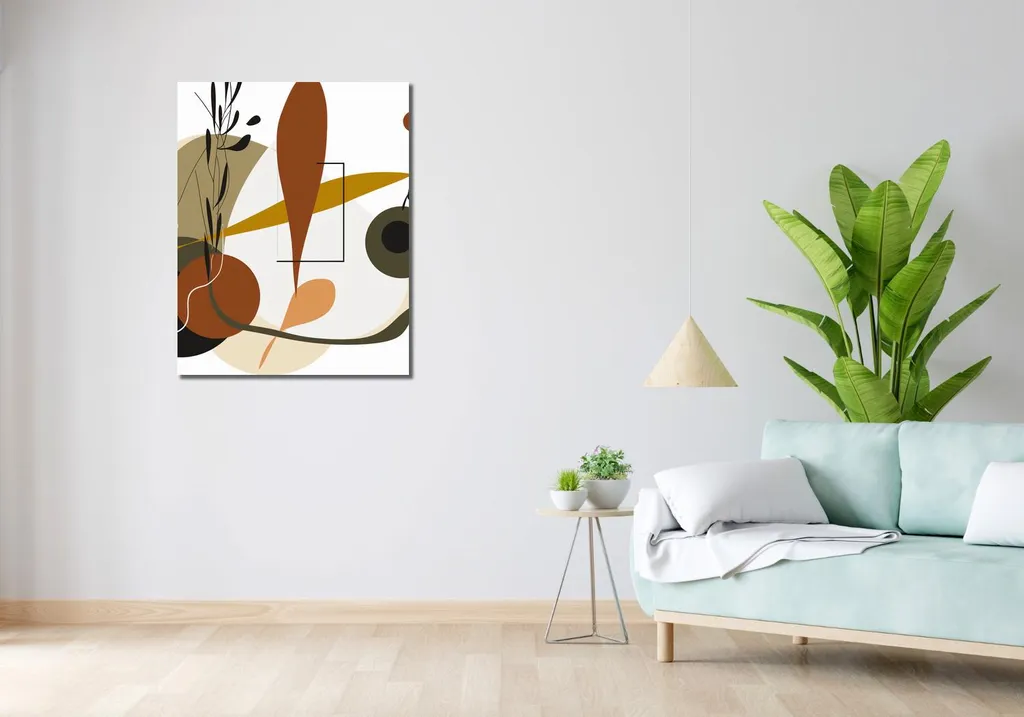 Tableau Déco Moderne 70x90 cm - Impression sur Toile Haute Définition - 2