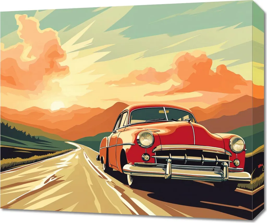 Quadro su Tela 60x50 cm - L'avventura ti aspetta - Alta Resistenza