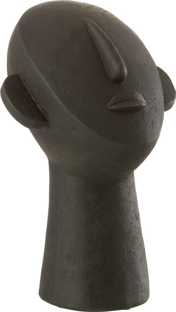 J-Line Figur Gesicht Poly Schwartz