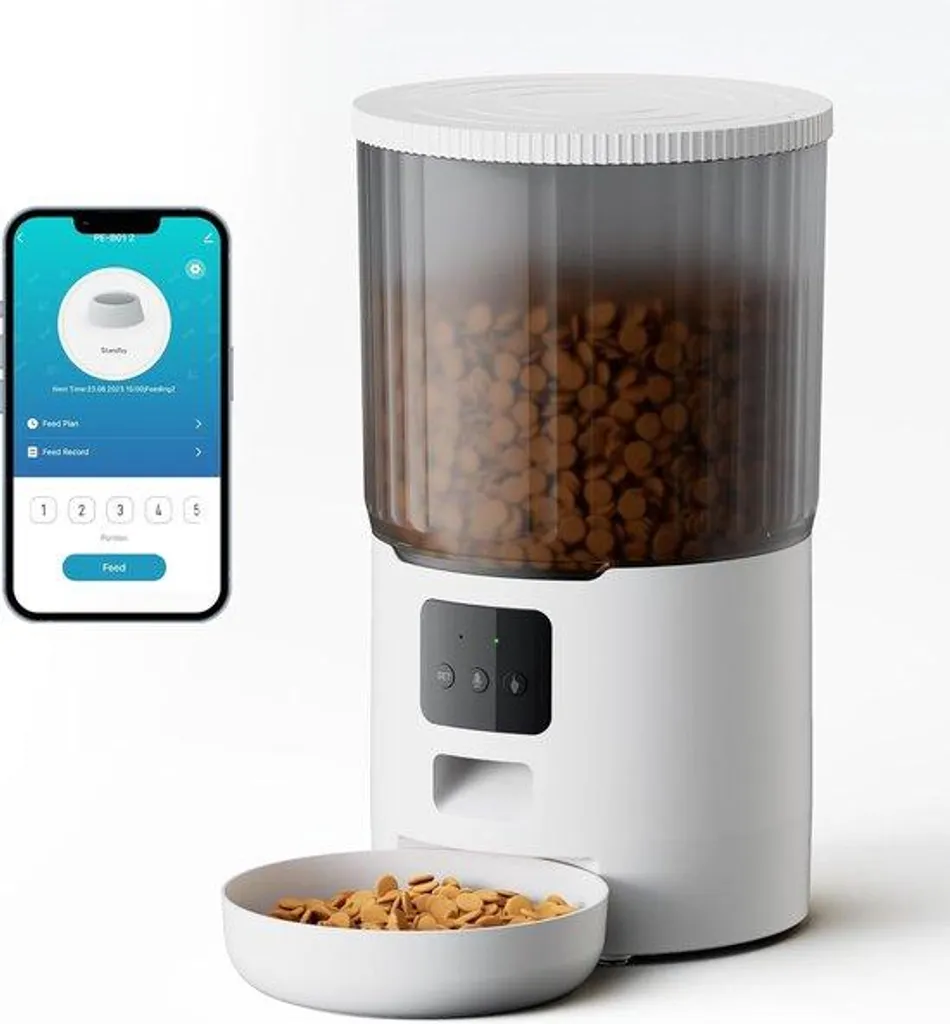 Distributeur automatique de nourriture anti-pillage avec contrôle app