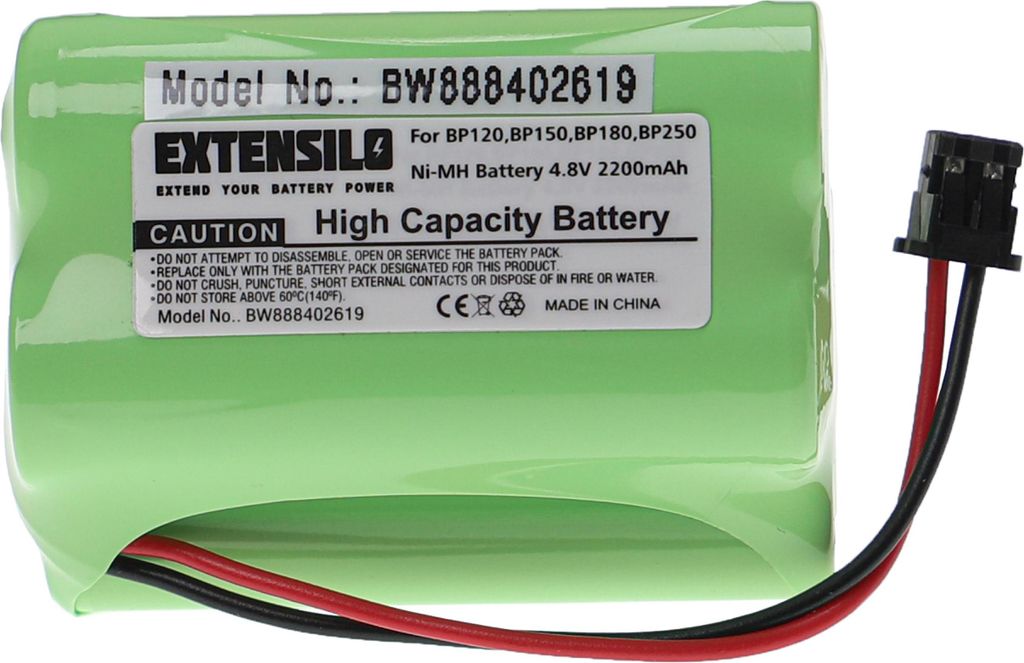 EXTENSILO Akku kompatibel mit Bearcat BC120XLT, BC235XLT, Produktbild 