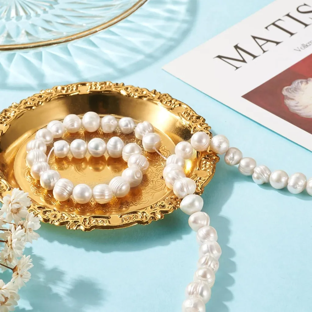 Perles d'eau douce naturelles de qualité pour bijoux DIY faits main - 5
