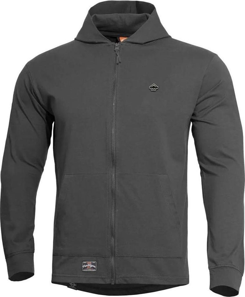 Pentagon Agis Ring Spun Reißverschlusspullover Grau M Mann Grau M