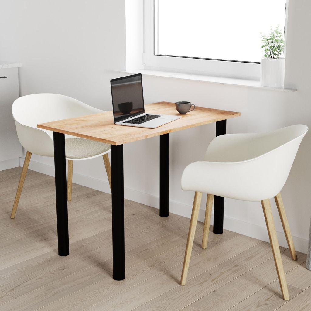 AKKE Gold Craft Tisch mit schwarze beine LxBxH: 80x35x74 cm