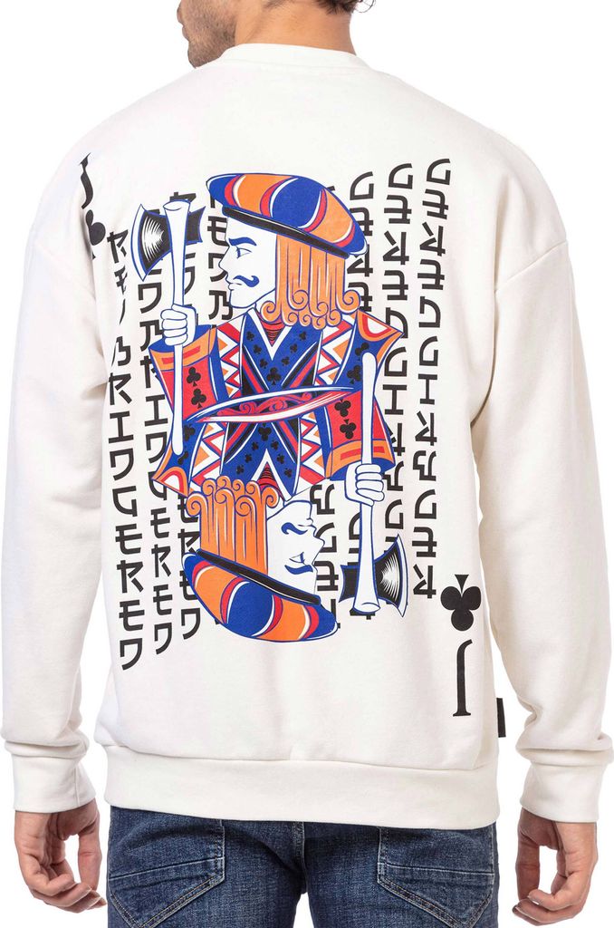 Red Bridge Herren Pullover Sweatshirt Ecru S
