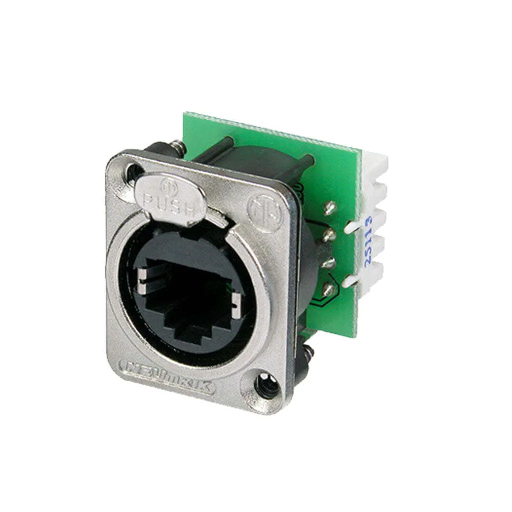 Neutrik NE8FDV-YK Embase RJ45 Verticale pour Panneau et Circuit Imprimé Pro