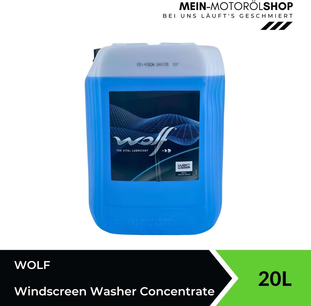 Wolf Windscreen Washer Concentrate Scheibenreiniger Konzentrat 20 Liter (8323188)