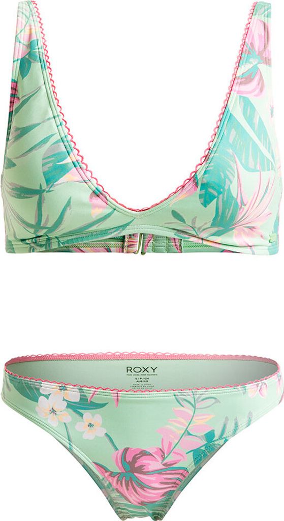 Roxy Into The Sun Fixed Tri Mod Bikini Blau S Damen Blau S