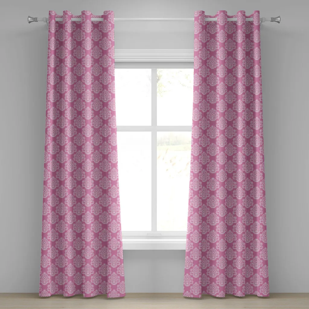 Tenda Orientale ABAKUHAUS Rosa e Bianco - Arredo Luxury 280x175