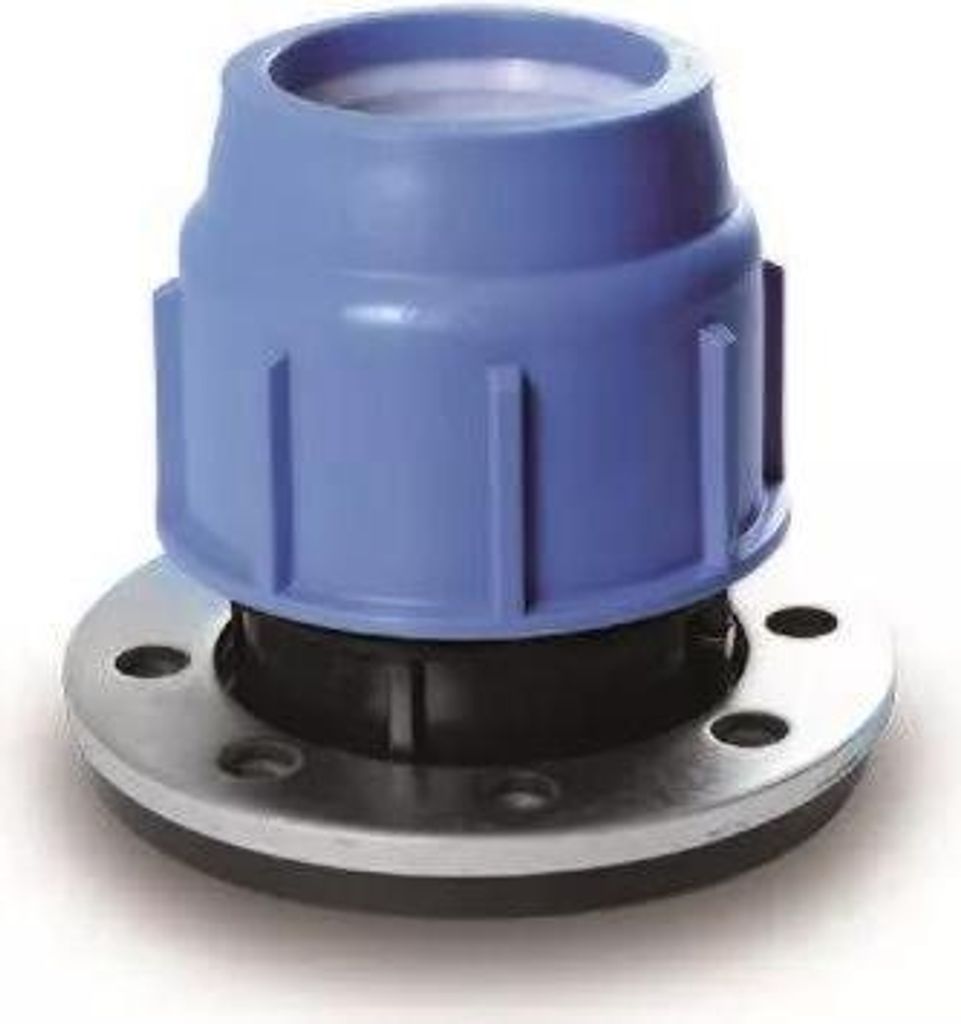 Passaggio PE con flangia 40-6/4" DN40 GUARNIZIONE BLU PN1 Immagine del prodotto 