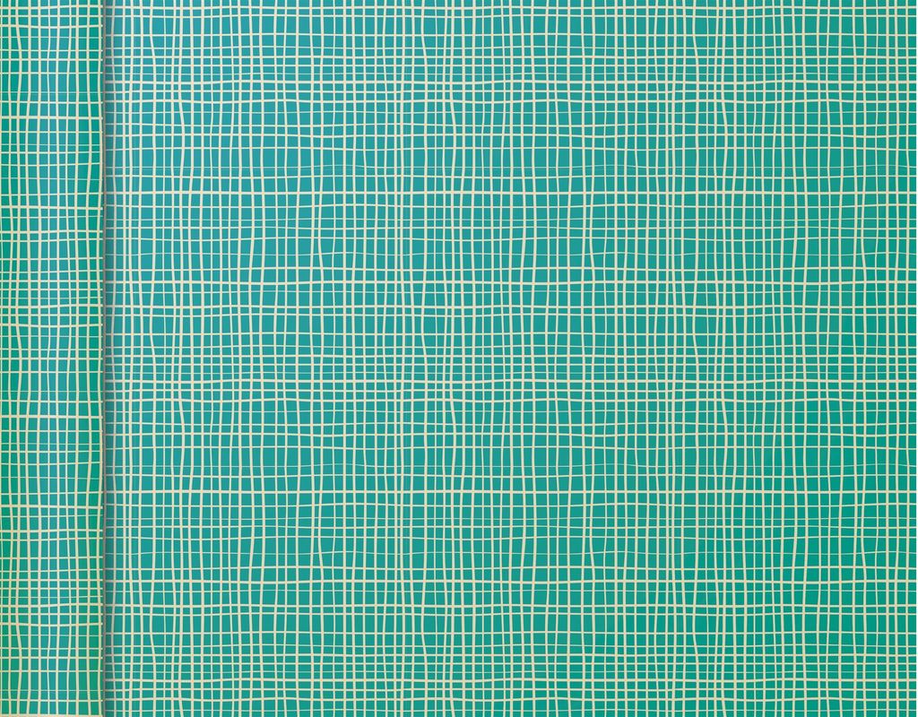 Clairefontaine Geschenkpapier "Tiny Rolls Linien grün" (B)350 mm x (L)5,0 m
