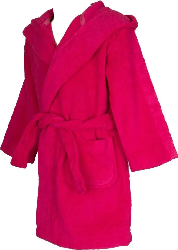 Accappatoio con Cappuccio Calvin Klein Bambina S 8-10 Anni Lilac Rose