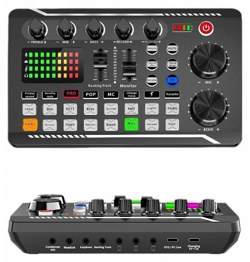 Microphone pour Streaming et Podcast avec Table de Mixage PC Mac - 3