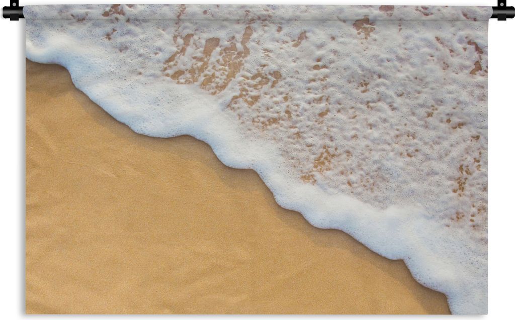 MuchoWow Wandteppich Wandbehang Strand - Wasser - Meer - Tropisch - Sommer 90x60 cm Tapisserie Dekoration Wandtuch - Wandskulpturen - Bildteppich