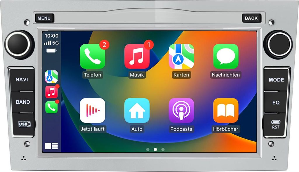 Android Autoradio 7 Zoll 64GB für Opel Zafira B/Astra H/Corsa C/Combo C mit CarPlay & Android Auto Navigation & Bluetooth