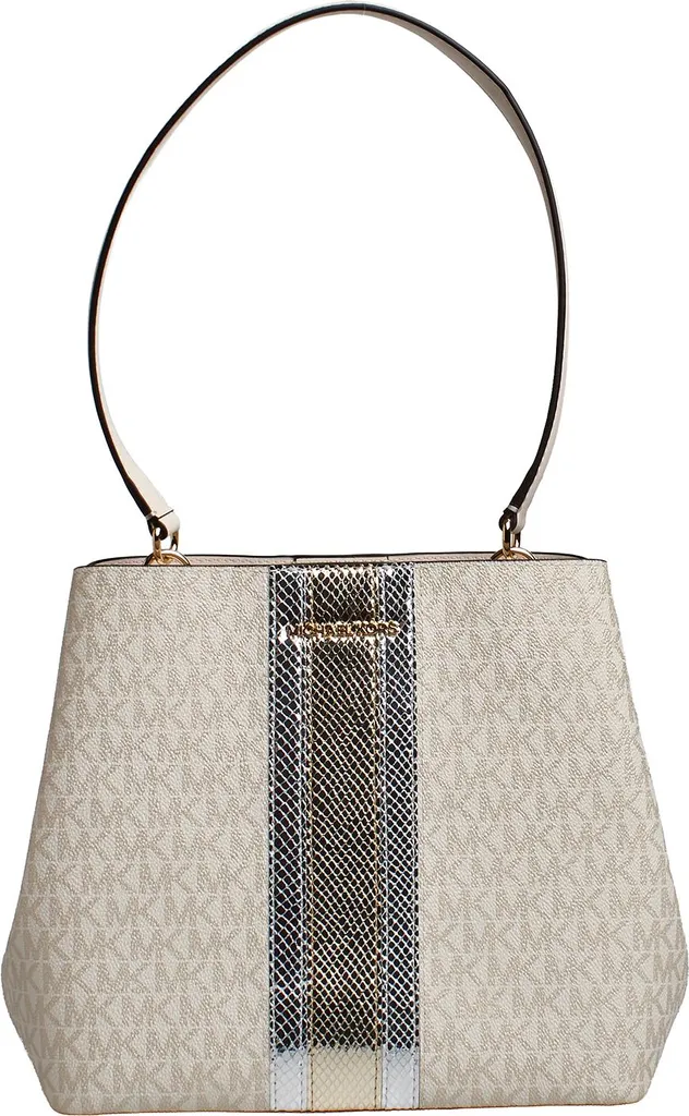Michael Kors Pratt Medium Sac à bandoulière Signature Noir 35F4G3FS2V