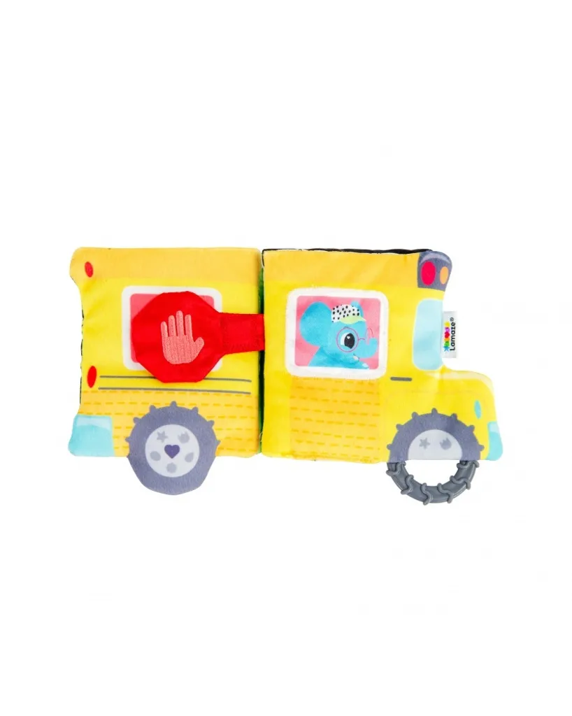Bus en Carton Pliable Lamaze Structure de Jeu Légère et Robuste