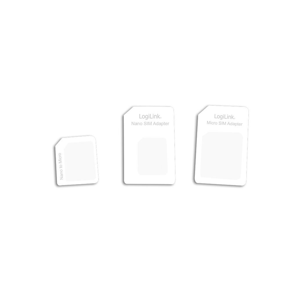 LogiLink Dual SIM Card Adapter - Adapterkit für Produktbild 