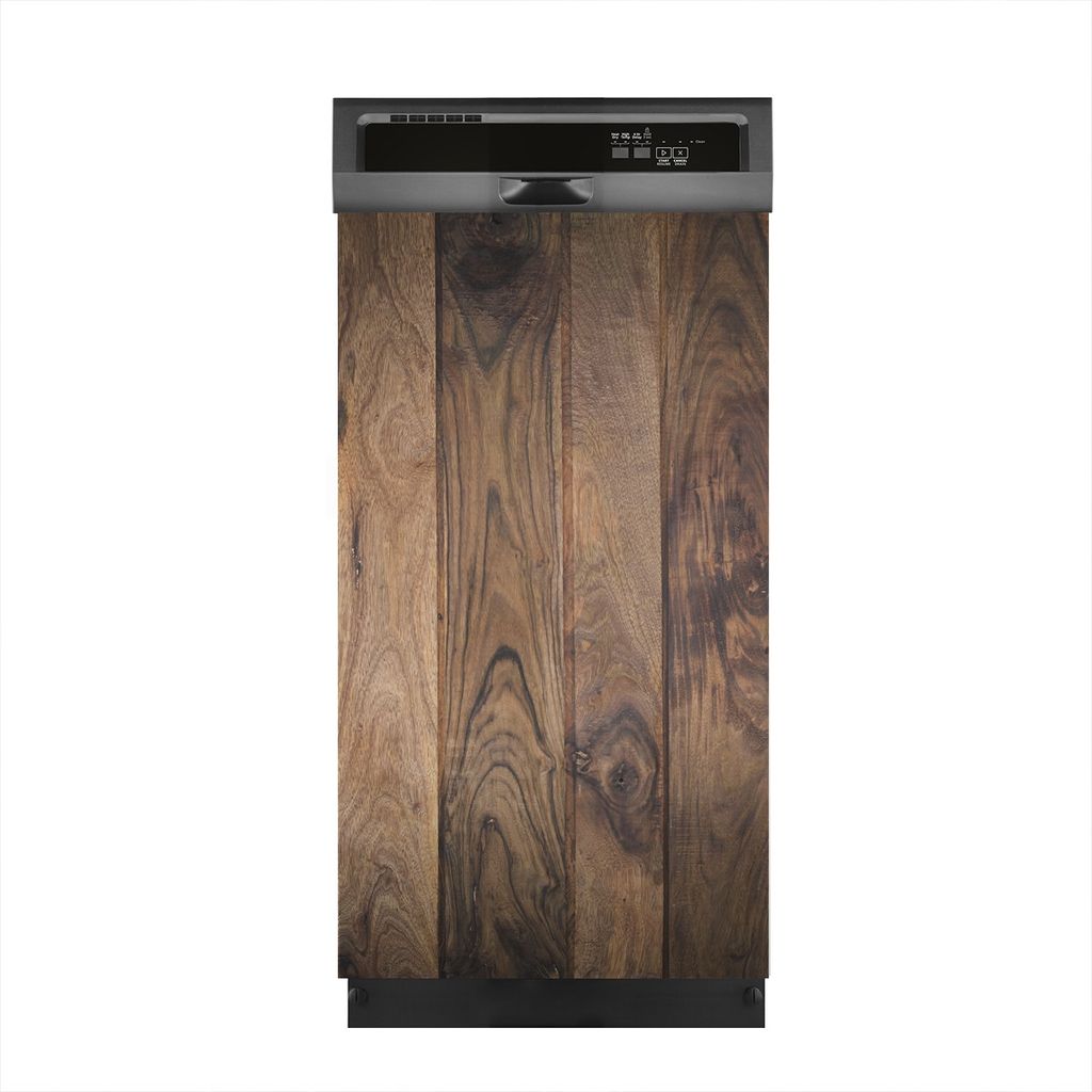 Magnete Dekorative 45x80 cm Küche Magnetmatte Spülmaschine - Dunkle Holz